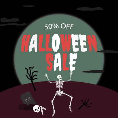 할로윈 세일 팝업 사진